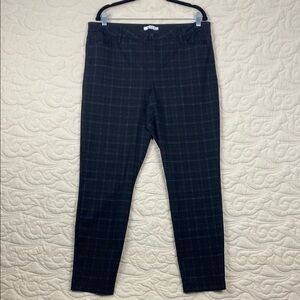 Ricki's Plaid Ankle Pants Stretchy Size 14